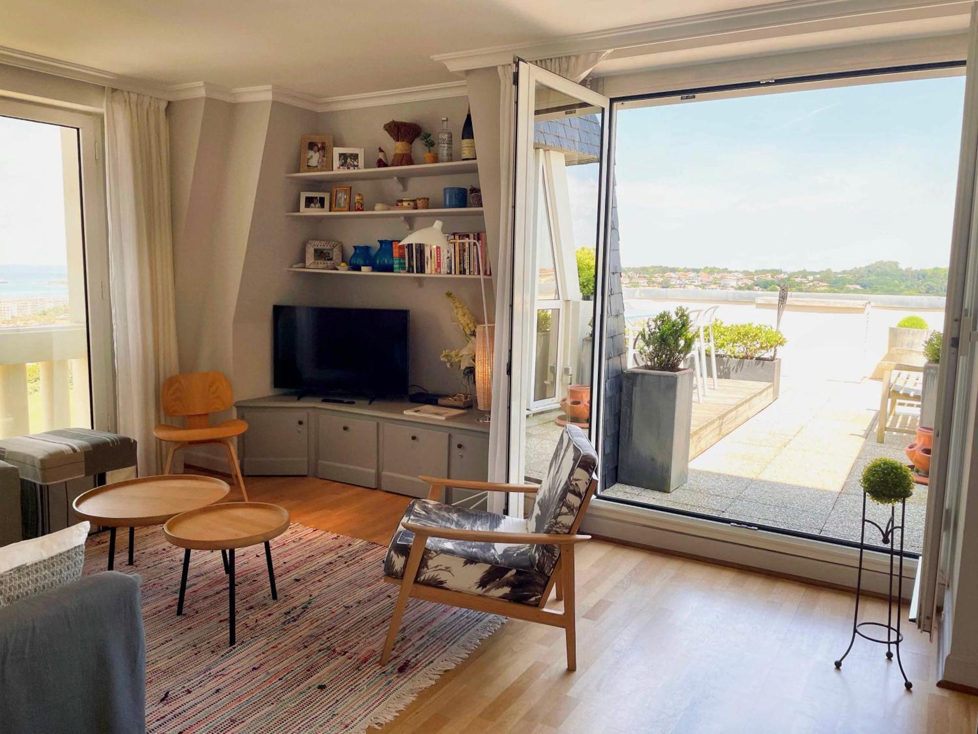 Appartement Piscine Terrasse 1 Min Plage Et Golf Bidart Εξωτερικό φωτογραφία